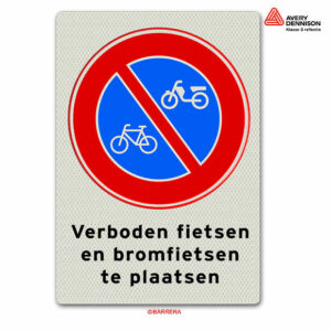verboden fietsen te plaatsen